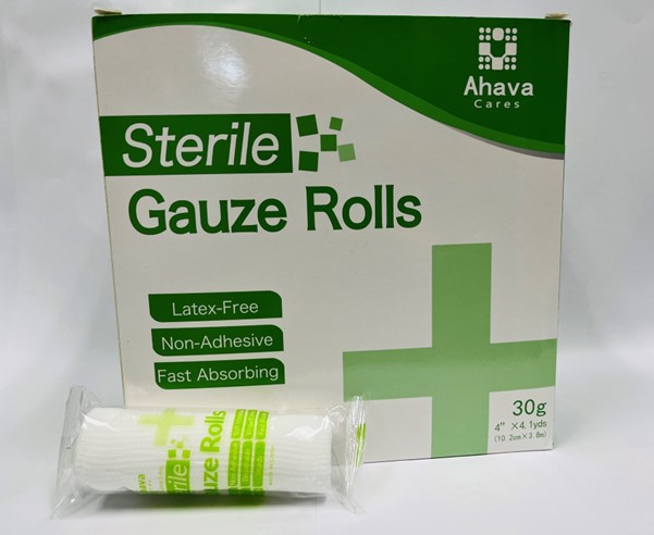 FAR: 4 in. x 4 yd. Sterile Stretch Gauze